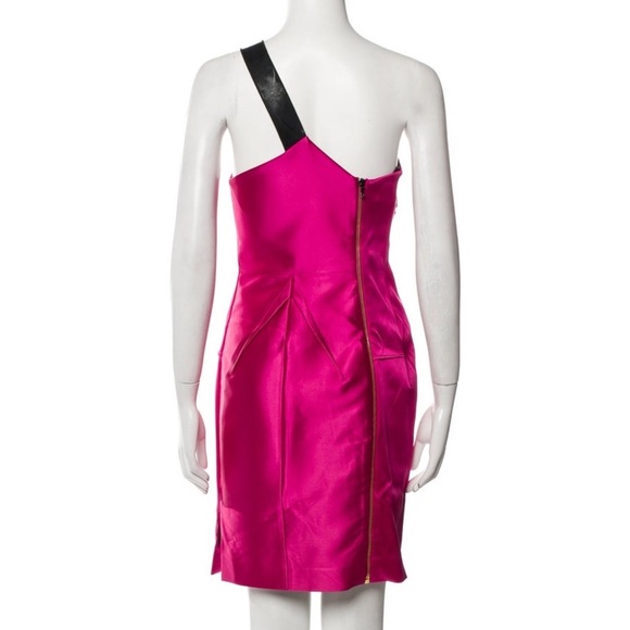 Roland Mouret Pink One-Shoulder Dress size 8 - Picture 4 of 4